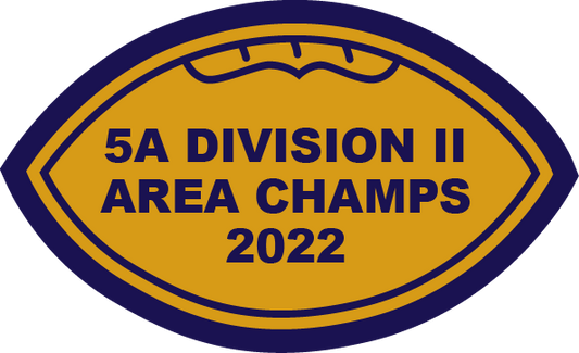 Alamo Heights Football 2022 5A Division II Area Champs Sleeve Patch