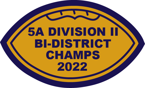 Alamo Heights Football 2022 5A Division II Bi-District Champs Sleeve Patch