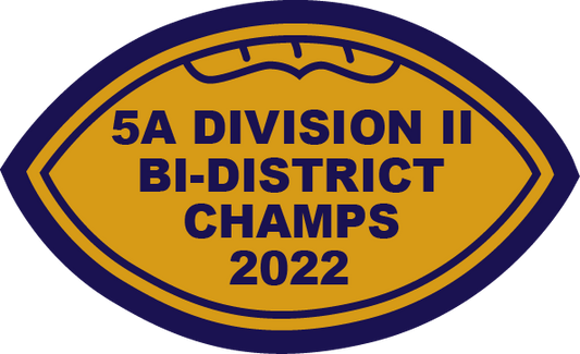 Alamo Heights Football 2022 5A Division II Bi-District Champs Sleeve Patch