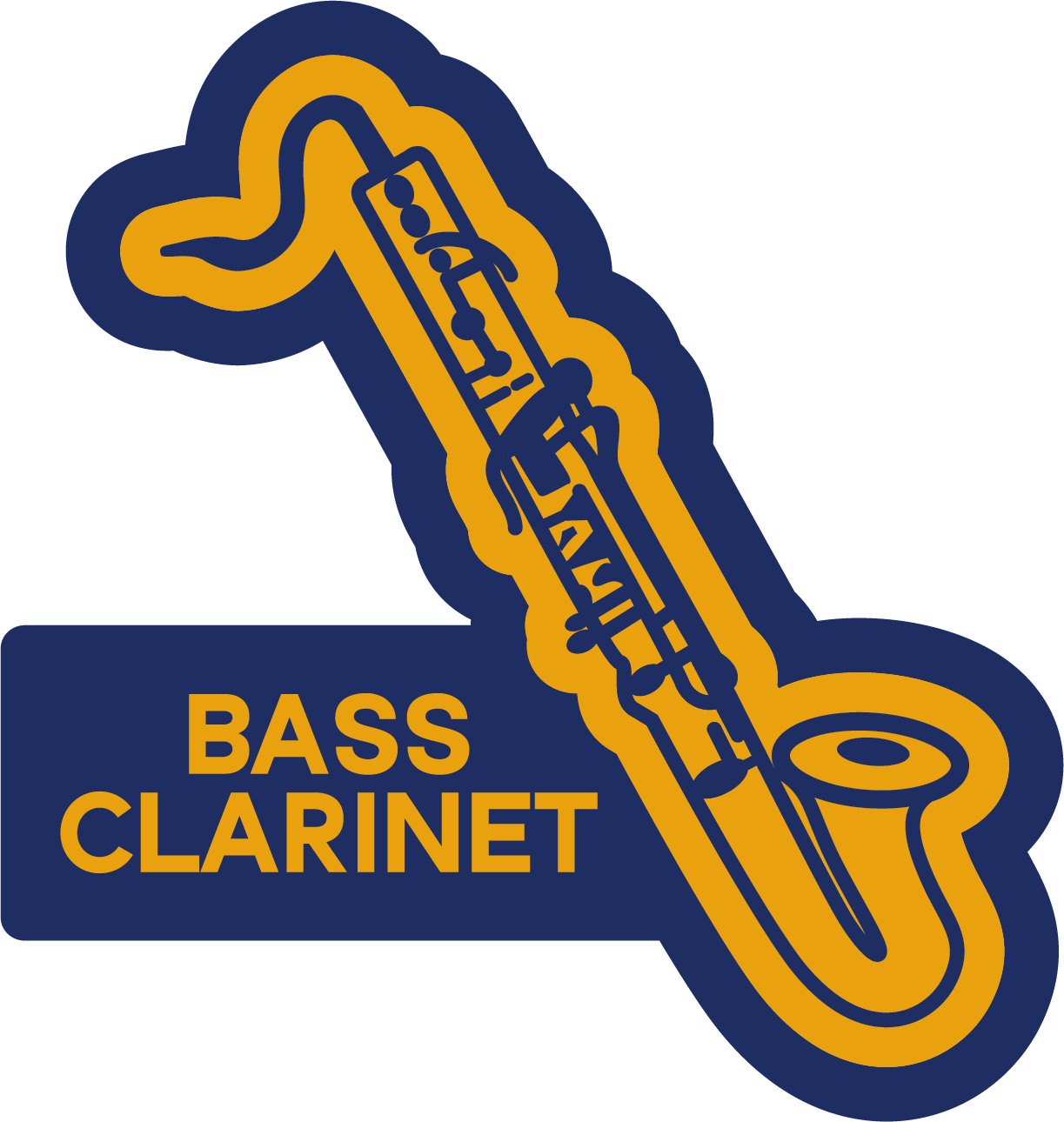 Bass Clarinet Sleeve Patch