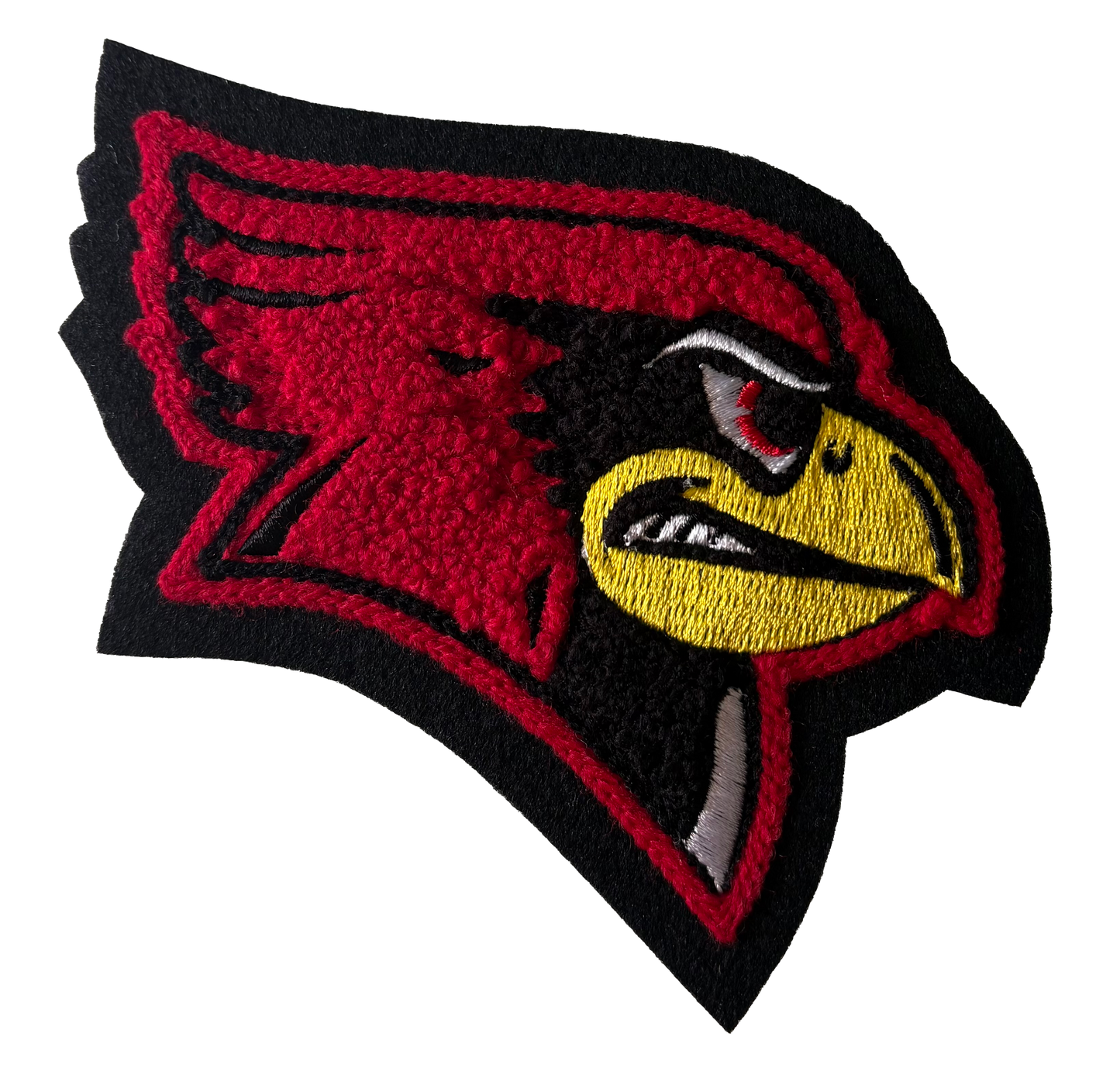Fort Worth Christian School Cardinal Side Face Sleeve Mascot