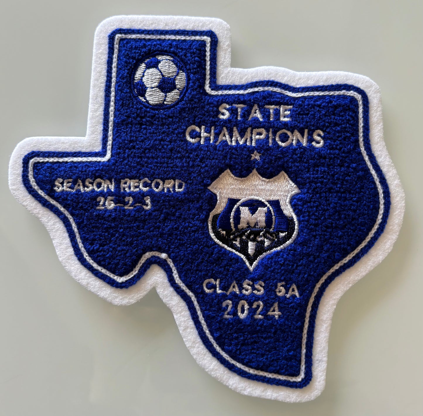 Midlothian High School Soccer State Champ Patch