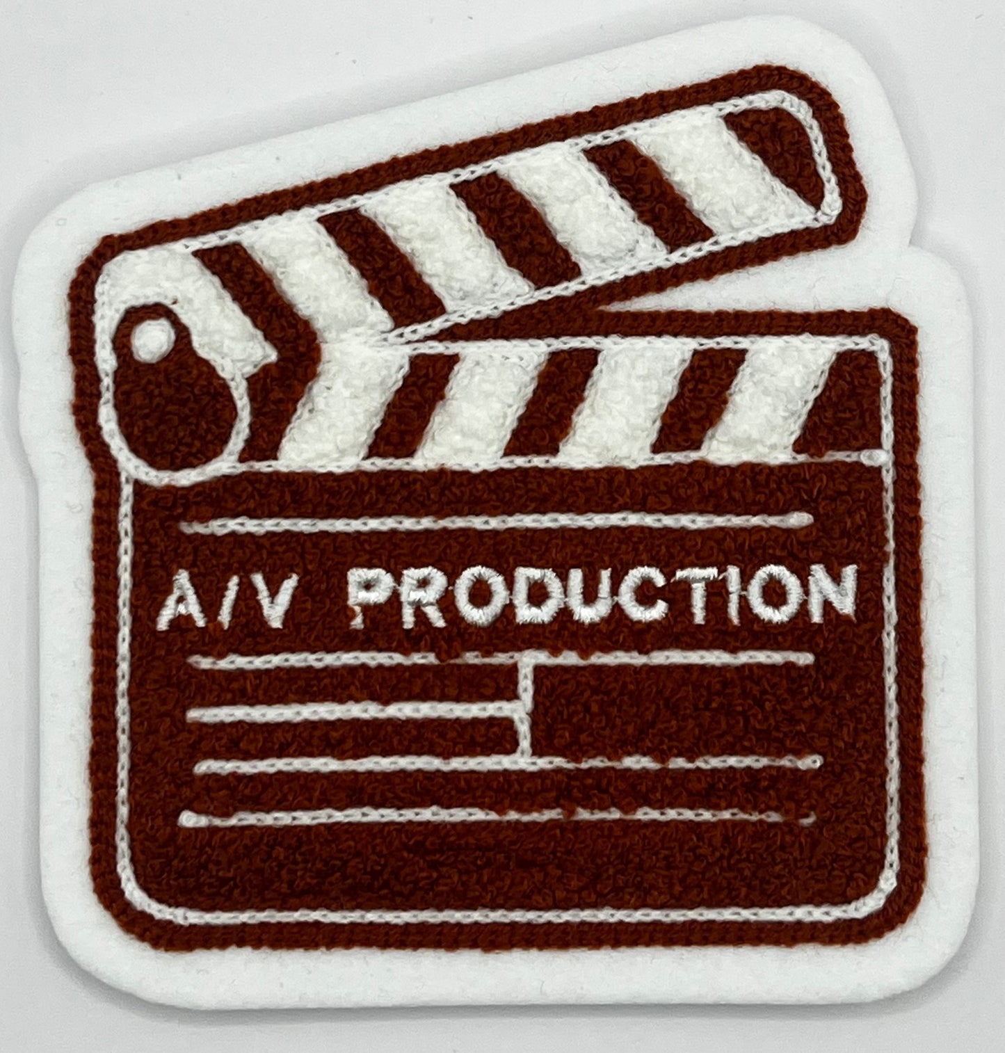 Westwood High School A/V Production Clapboard Sleeve Patch