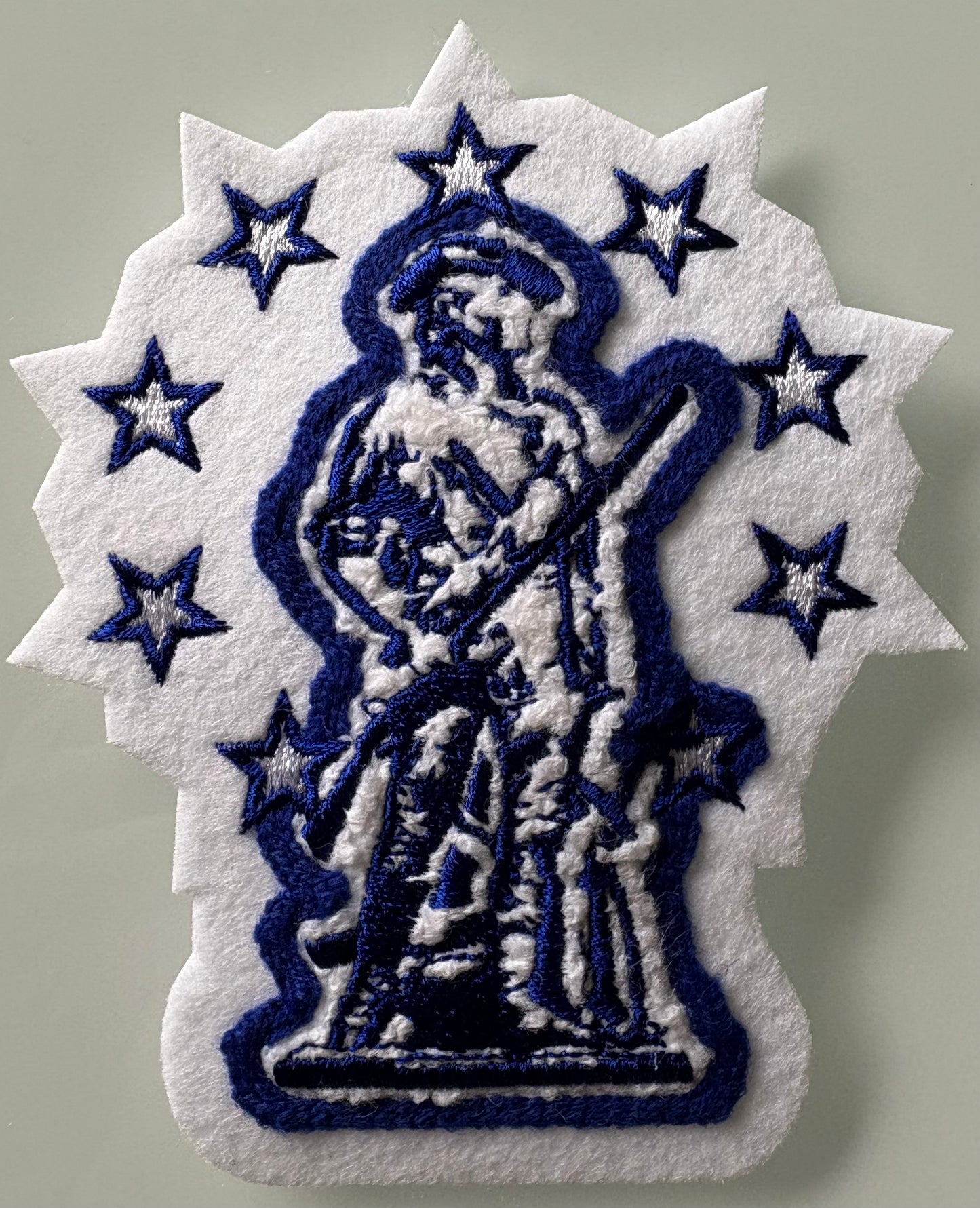 Memorial HS (SA) Minuteman Sleeve Mascot