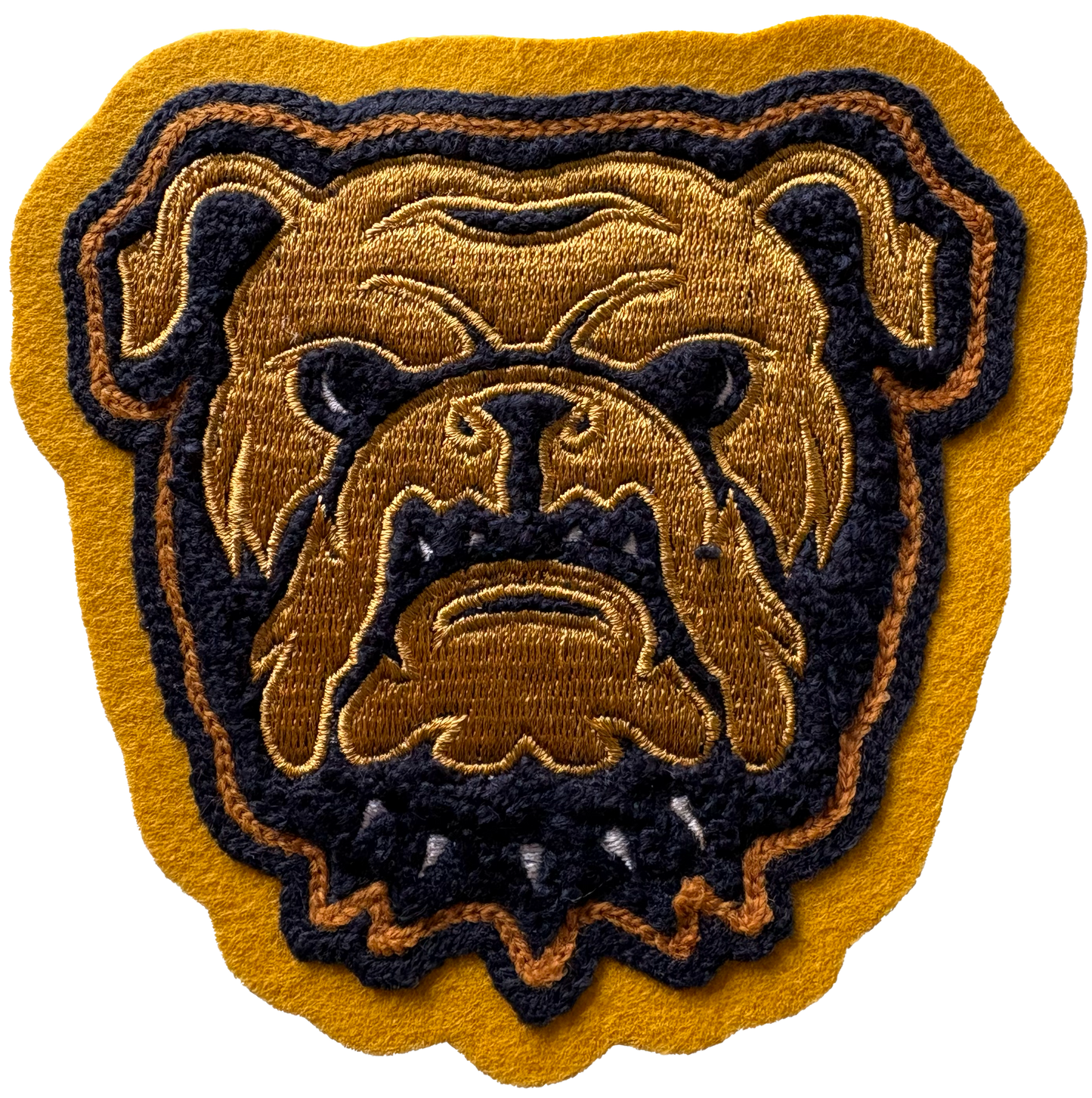 Alexander High School Bulldog Face Mascot