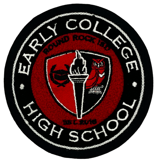 Round Rock Early College High School ECHS Circle Patch