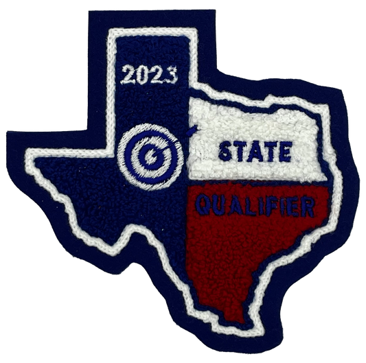 Peaster High School Archery Tx Flag Color Sleeve Patch