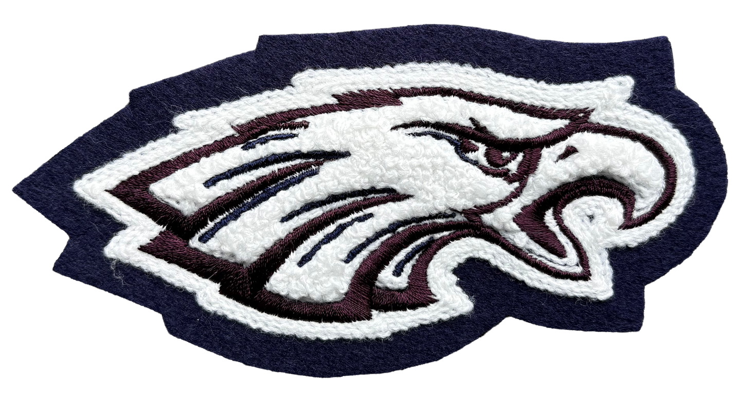 Rowlett Eagle Head Sleeve Mascot