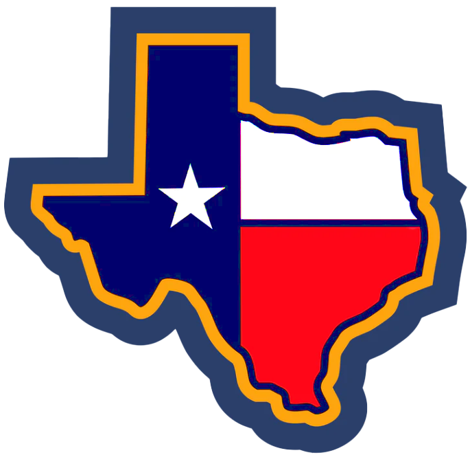 Texas-Flag Colors Sleeve Patch