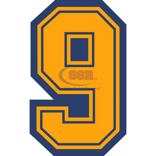 1 Digit Position Patch or Jersey No.