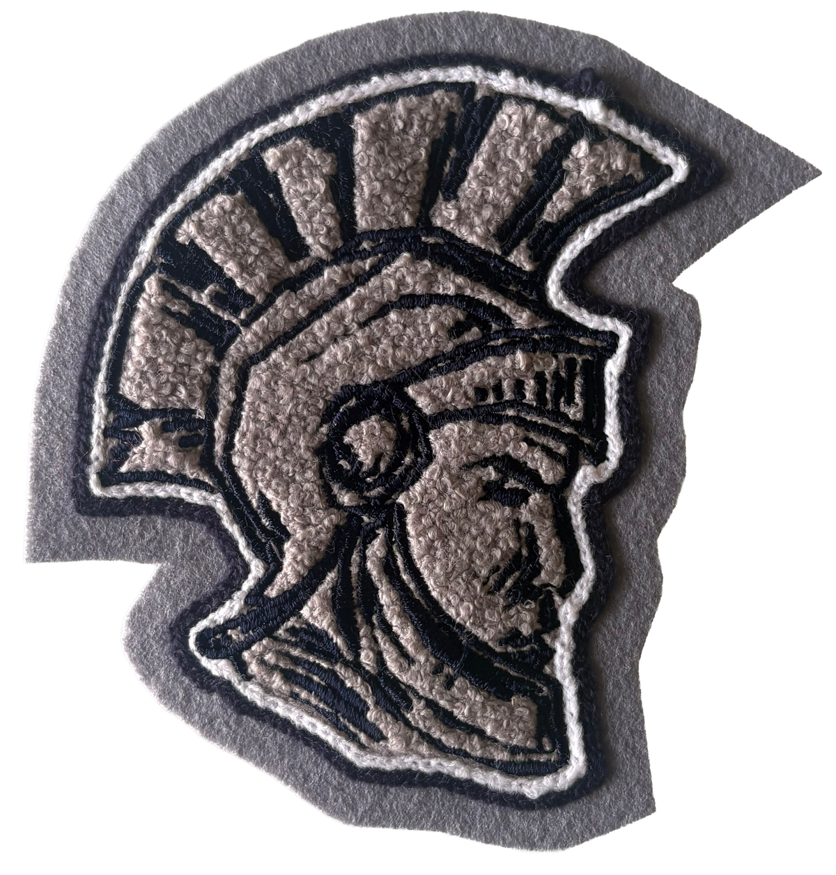 Memorial Christian Academy Warrior Head Mascot Sleeve Patch