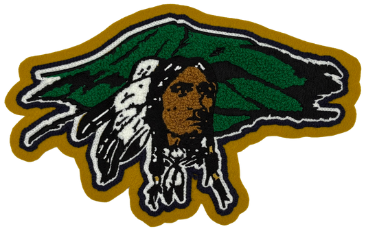 Ruidoso High School Warrior Back of Jacket Mascot Patch
