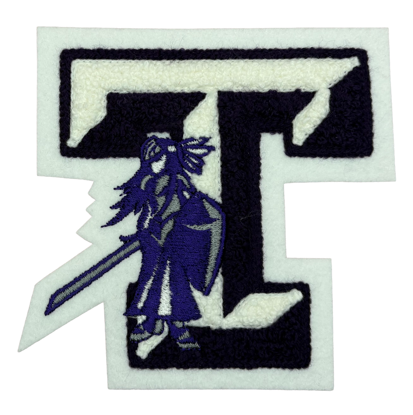 Talkington HS T Warrior Mascot Sleeve Patch