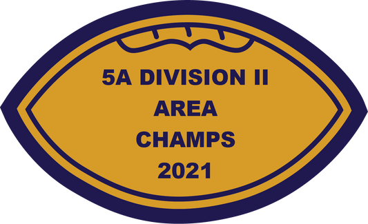 Alamo Heights Football 2021 5A Division II Area Champs Sleeve Patch