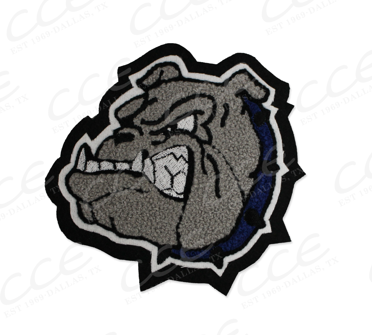 Bartlett HS Bulldog Head Mascot
