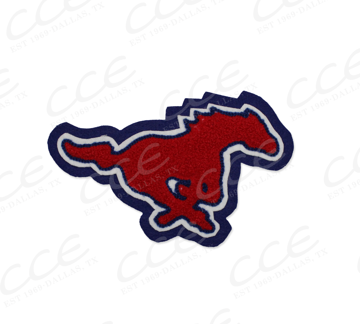 Claude HS  Mustang Sleeve Mascot