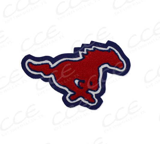 Claude HS  Mustang Sleeve Mascot