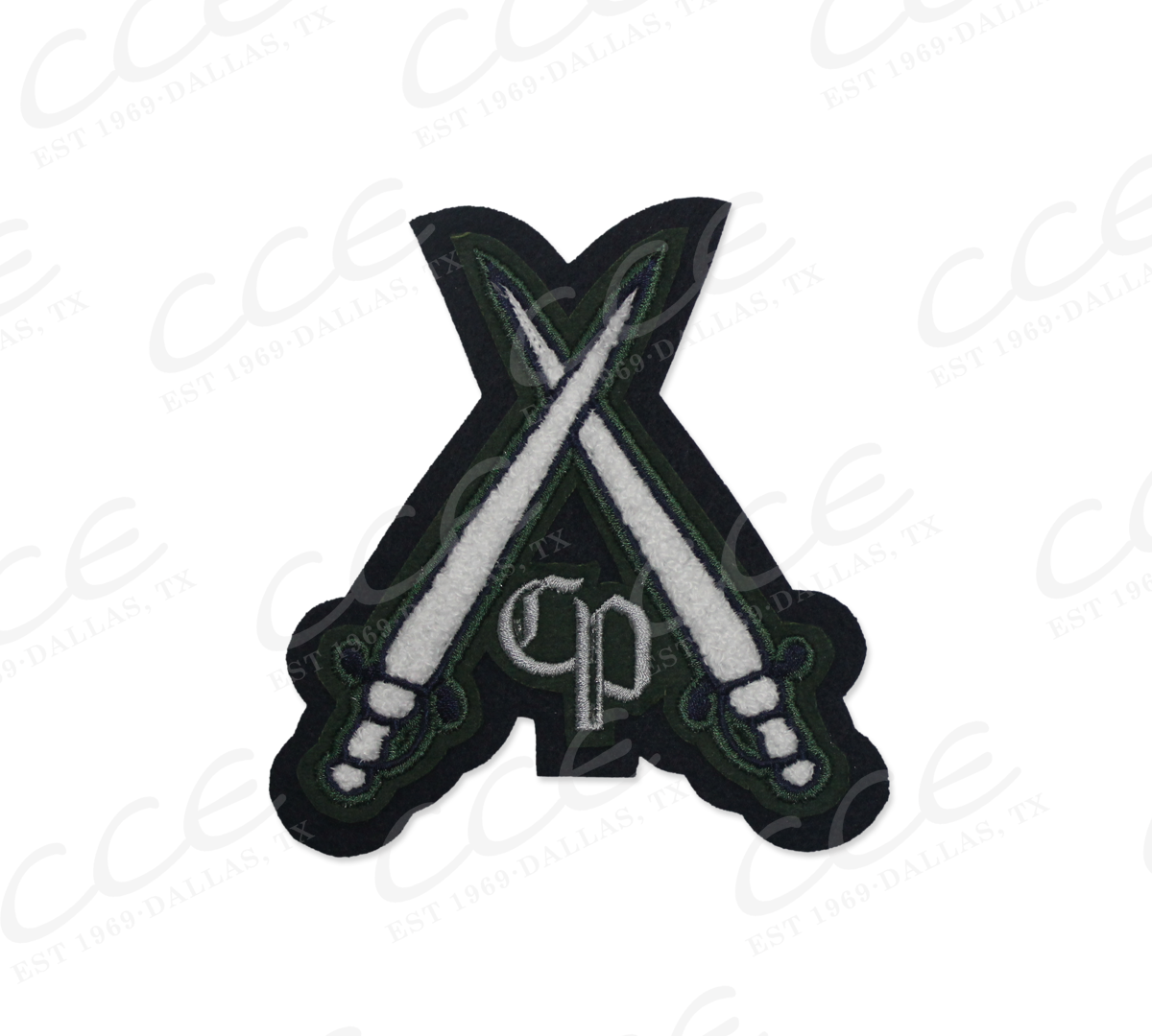 College Park HS Crossed Swords Sleeve Mascot