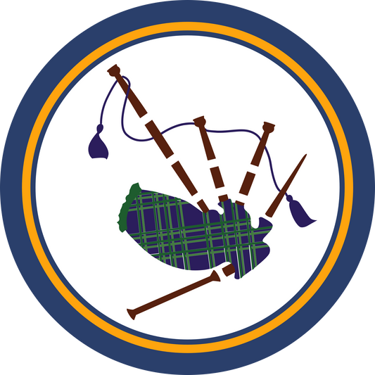 Bag Pipes Sleeve Patch