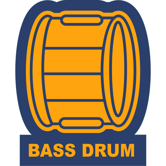 BSDRM - Bass Drum Sleeve Patch