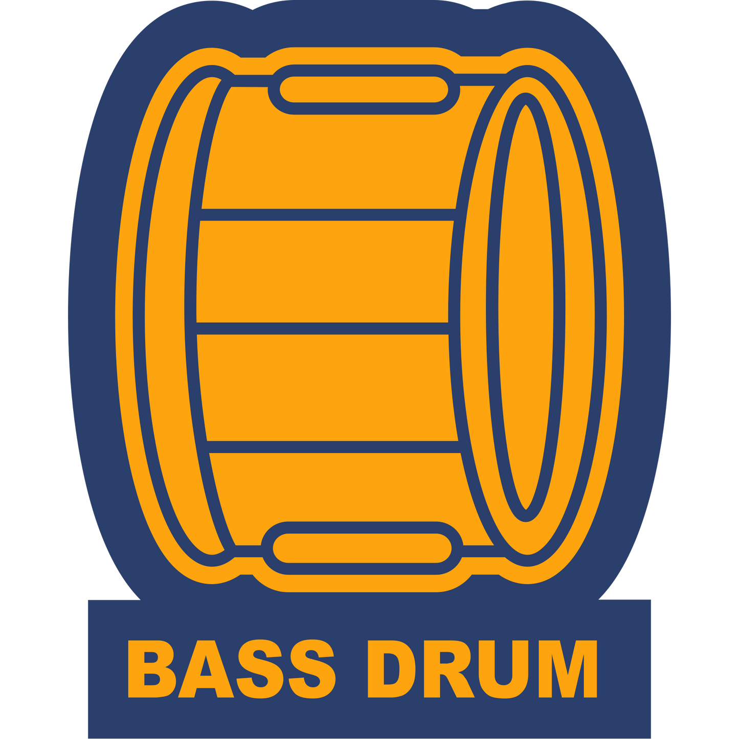 BSDRM - Bass Drum Sleeve Patch