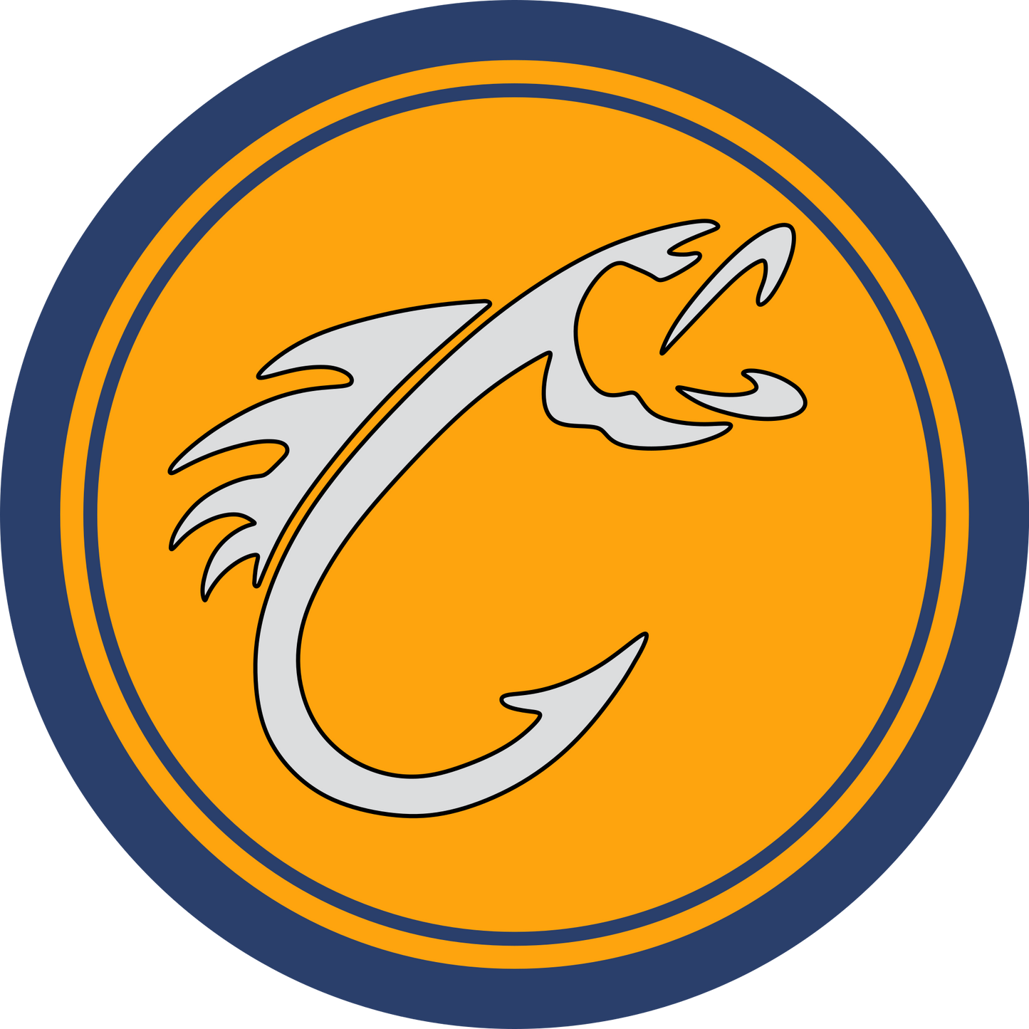 Fish Hook Sleeve Patch