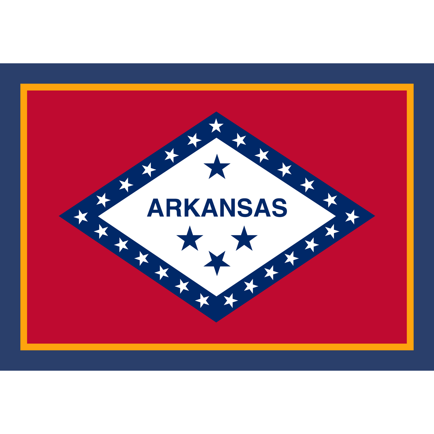 Flag of Arkansas Sleeve Patch