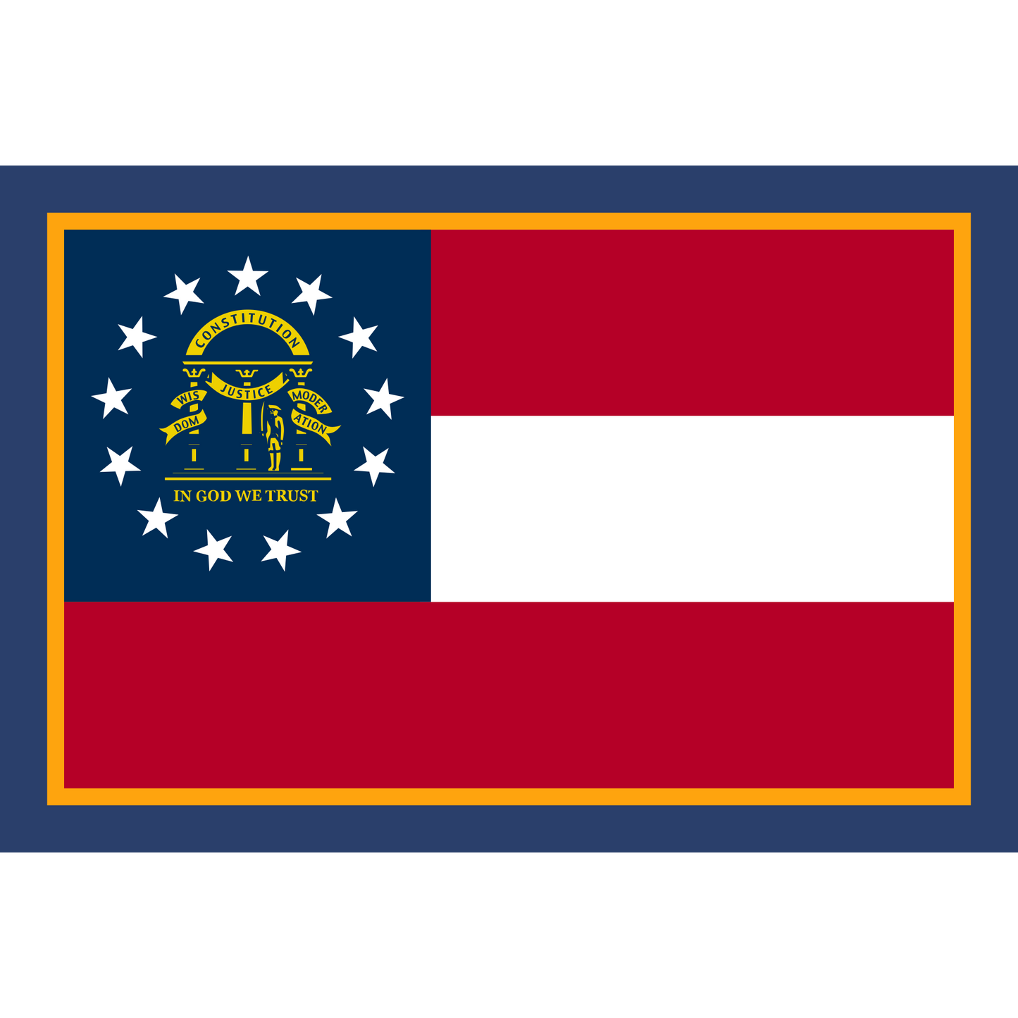 Flag of Georgia Sleeve Patch