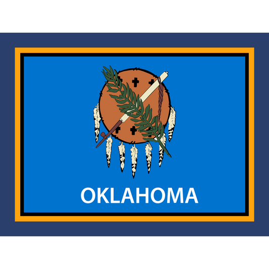 Flag of Oklahoma Sleeve Patch