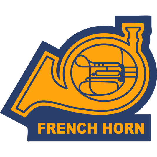 FRNCH - French Horn Sleeve Patch