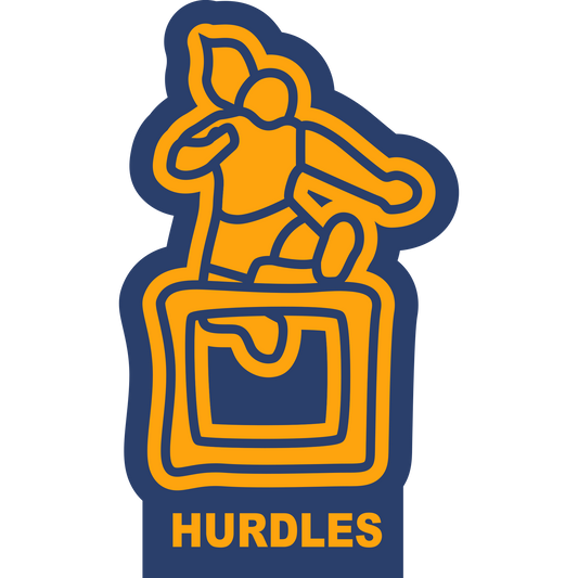 Hurdles-Female Sleeve Patch