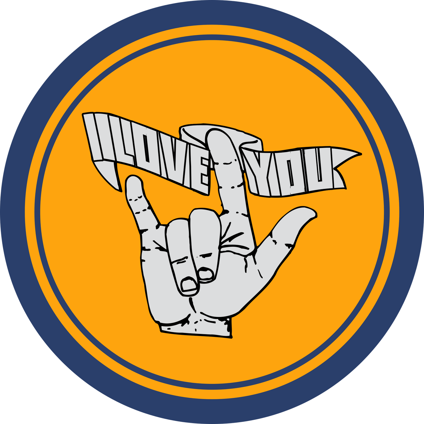 I Love You Sleeve Patch