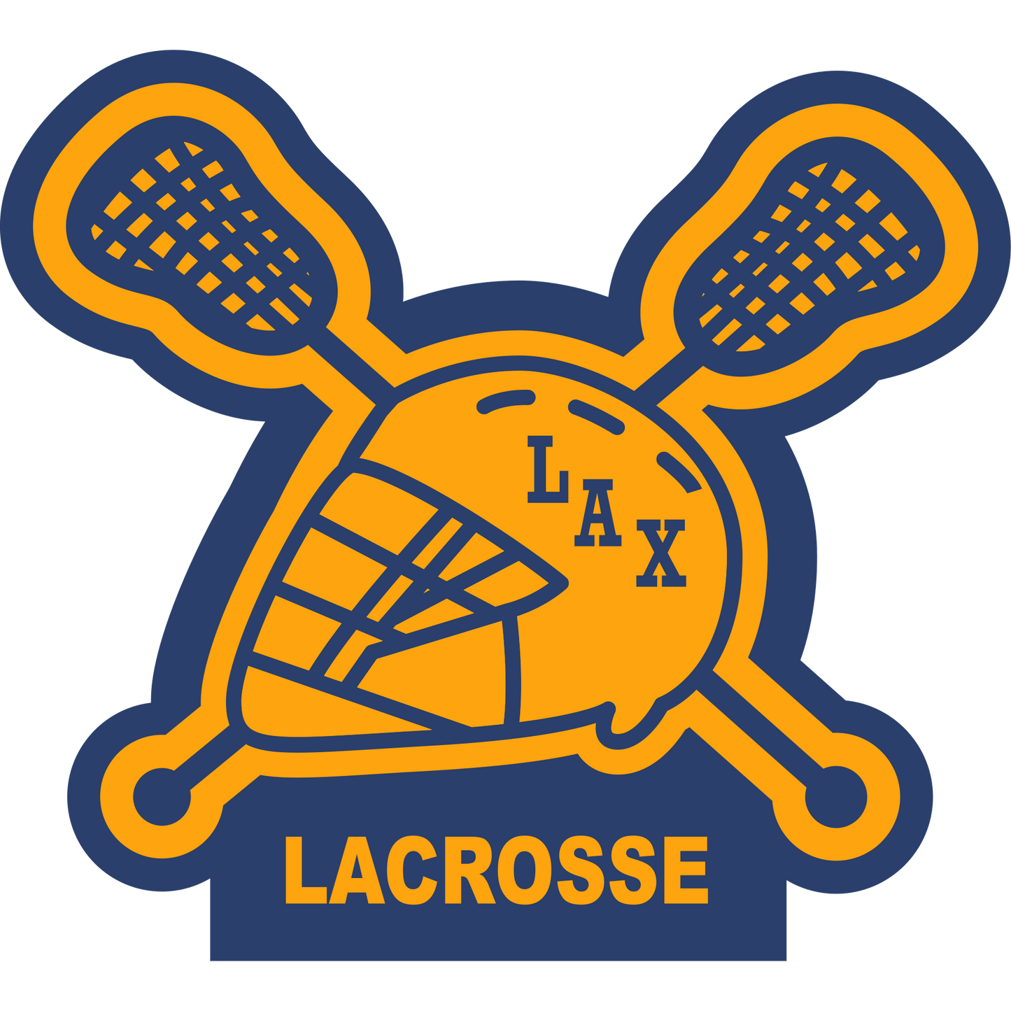 Lacrosse Helmet Sleeve Patch