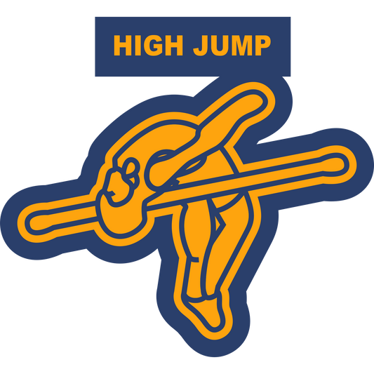 Male High Jump Sleeve Patch