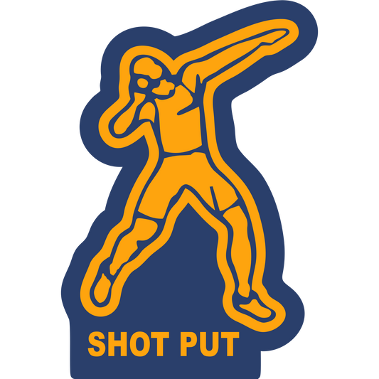 Shot Put-Male Sleeve Patch