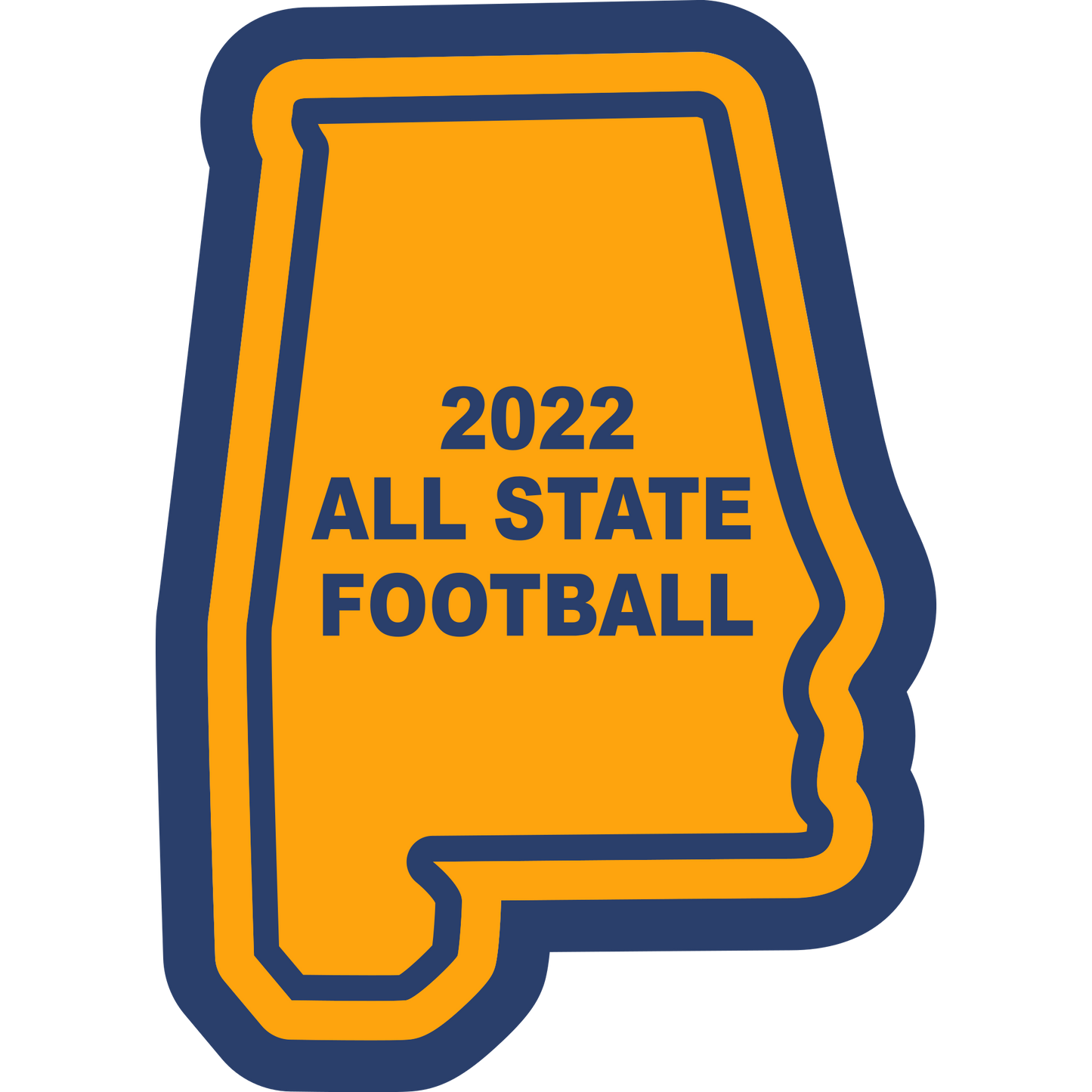 State of Alabama Sleeve Patch