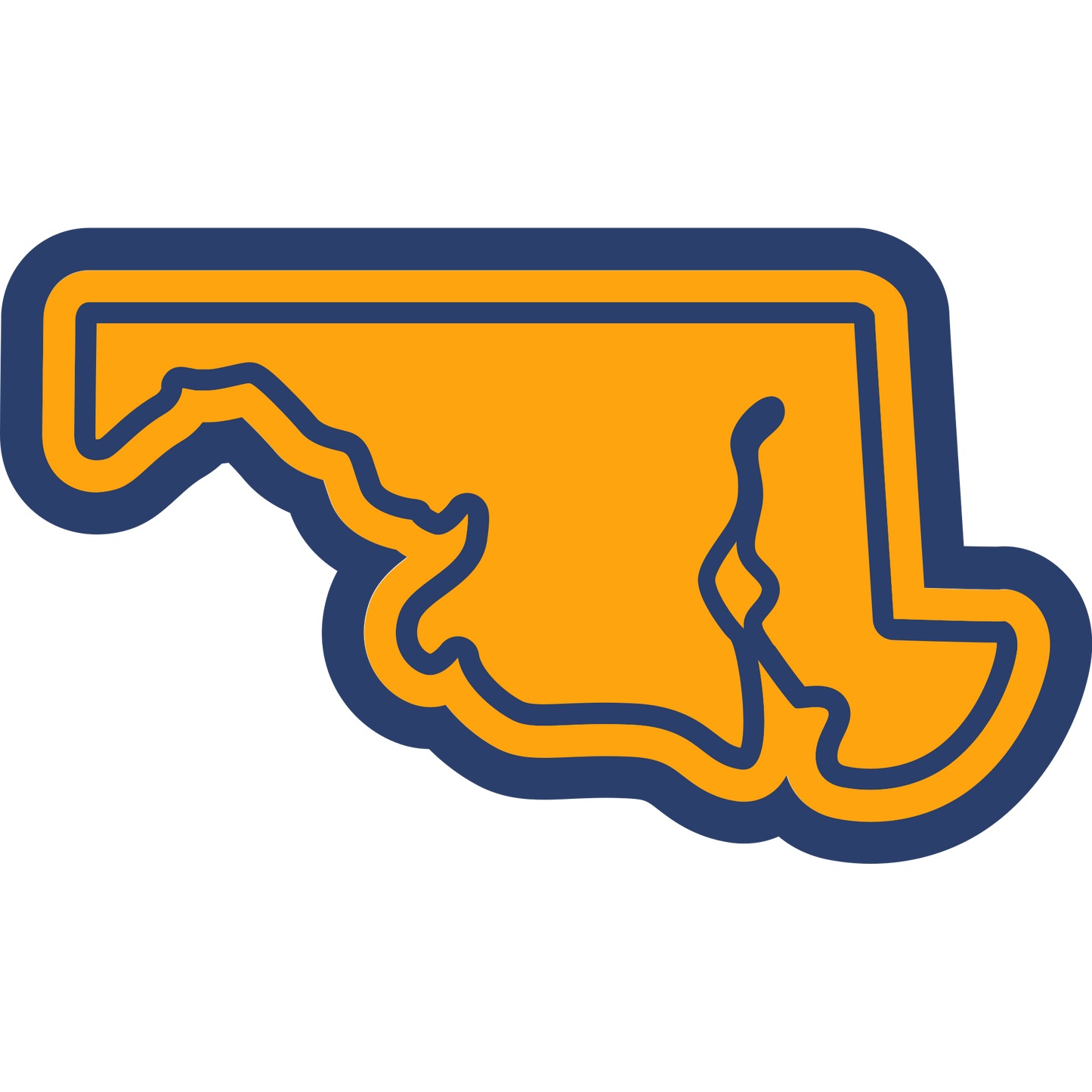 State of Maryland Sleeve Patch
