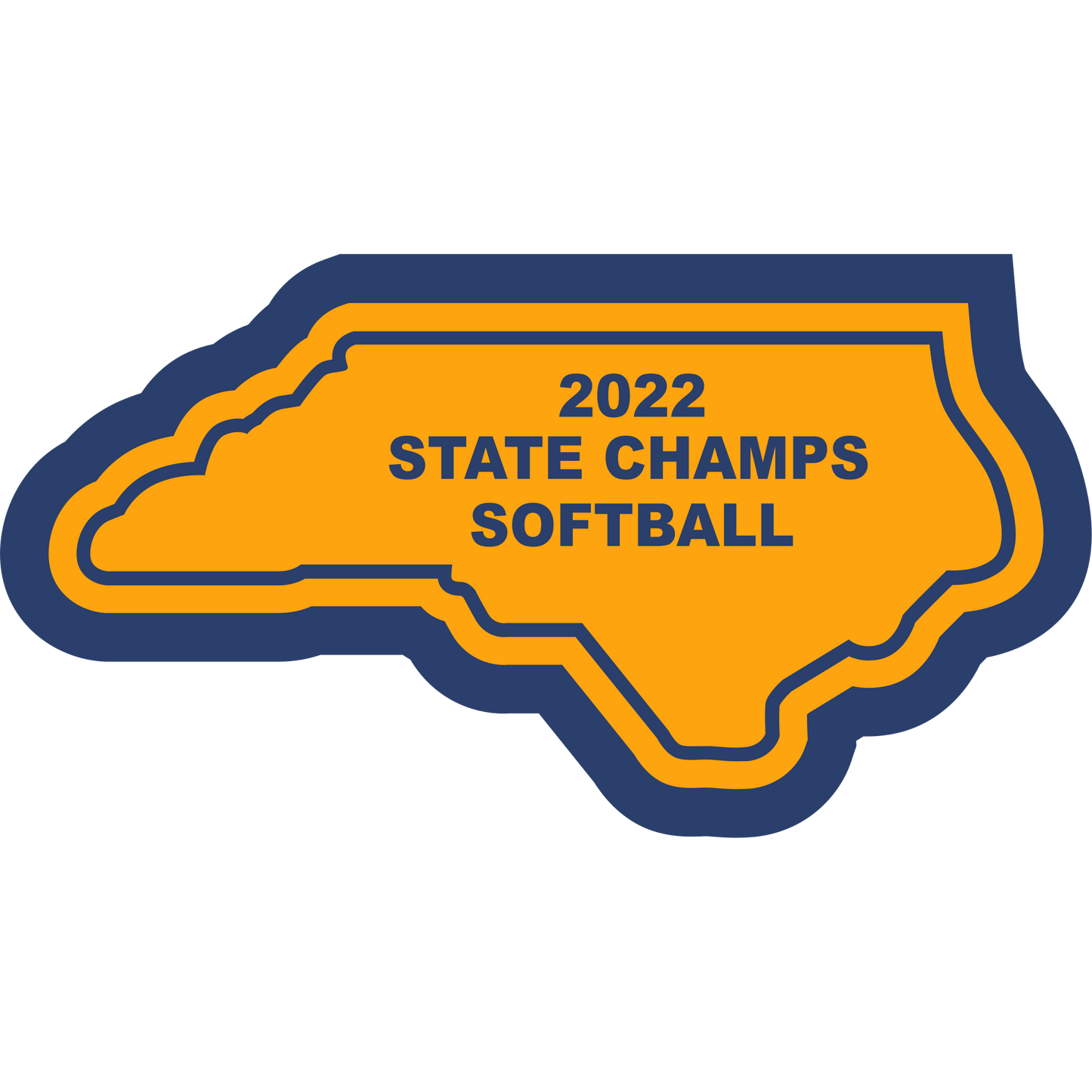 State of North Carolina Sleeve Patch