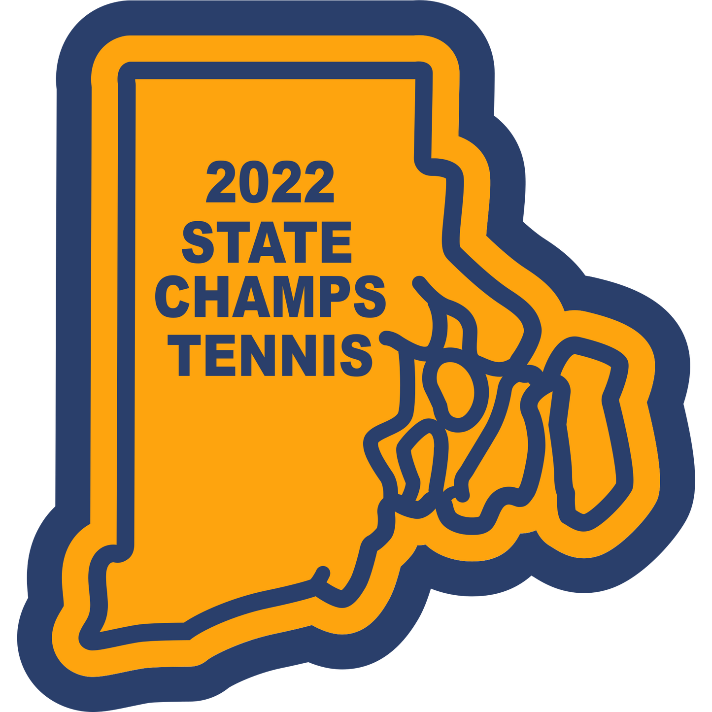 State of Rhode Island Sleeve Patch