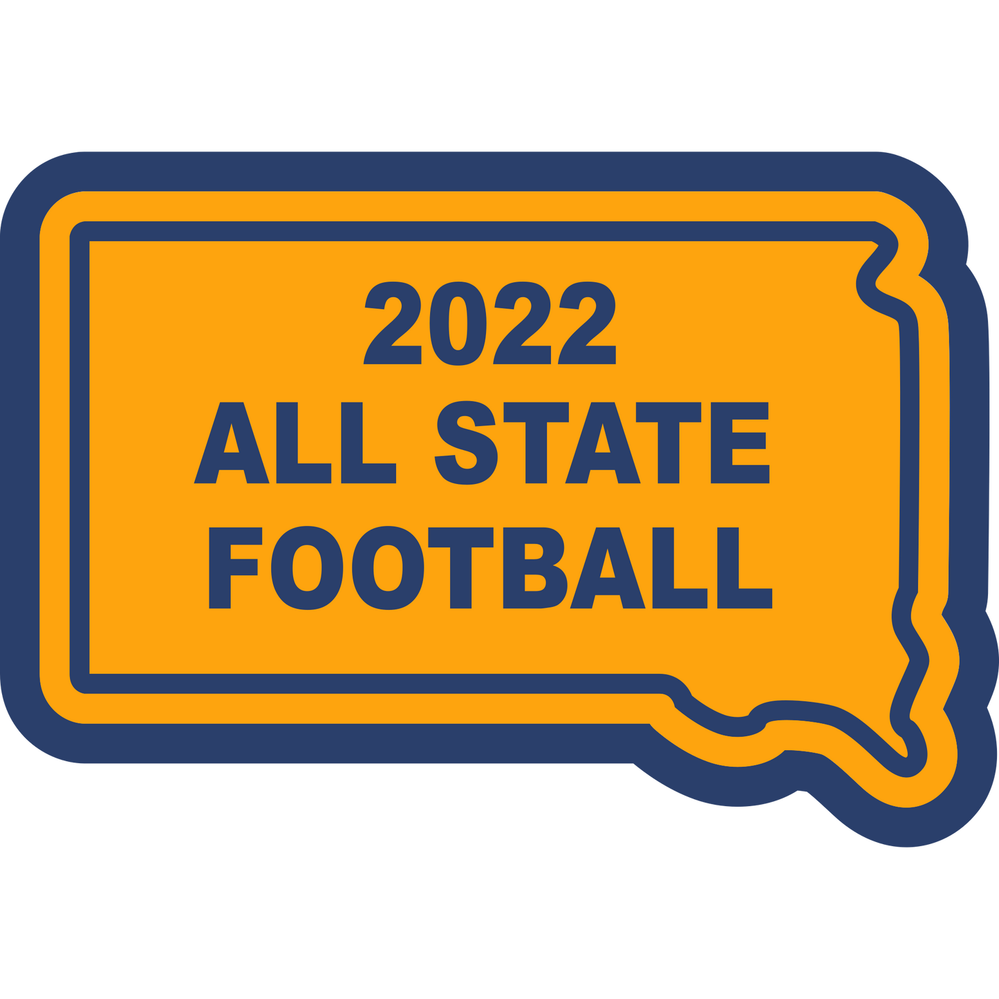 State of South Dakota Sleeve Patch