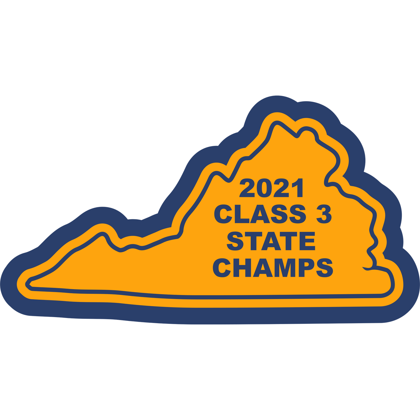 State of Virginia Sleeve Patch