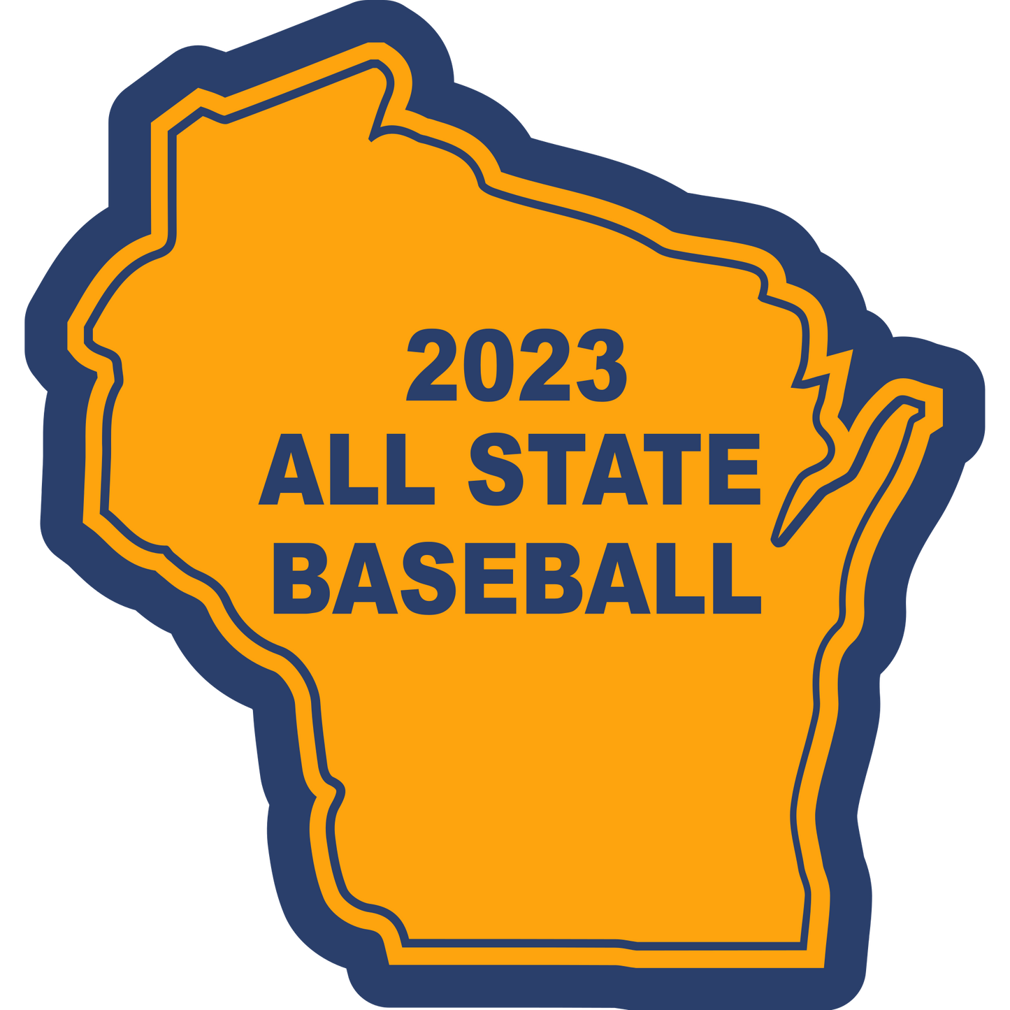 State of Wisconsin Sleeve Patch