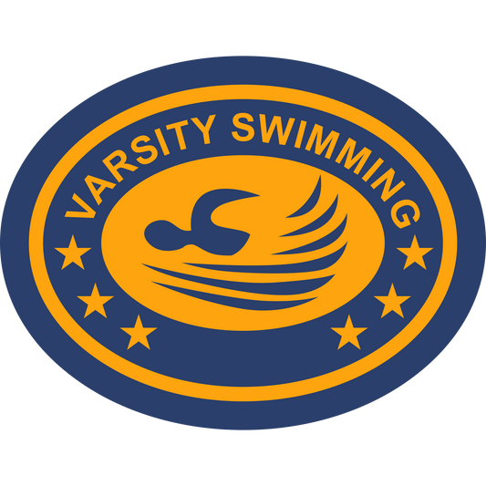 Varsity Swimming Sleeve Patch