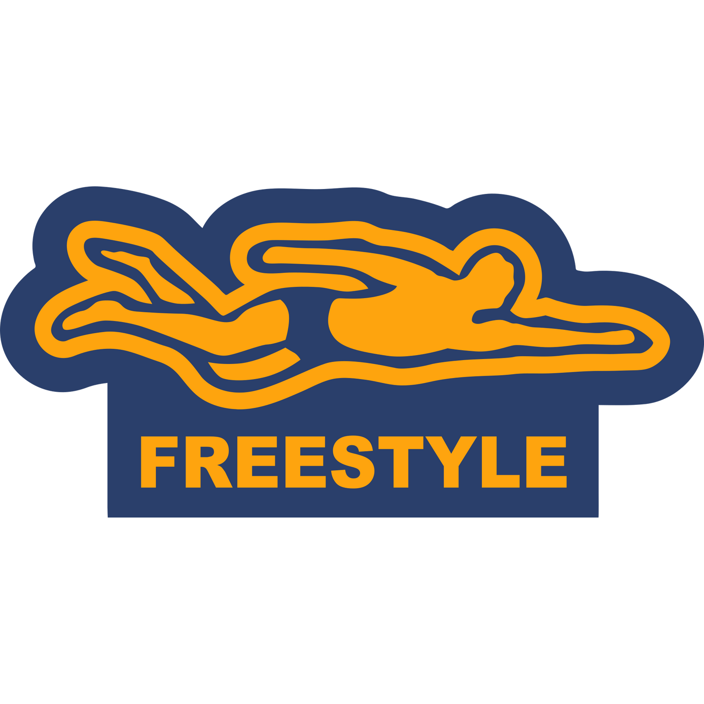 Male Swimmer Sleeve Patch