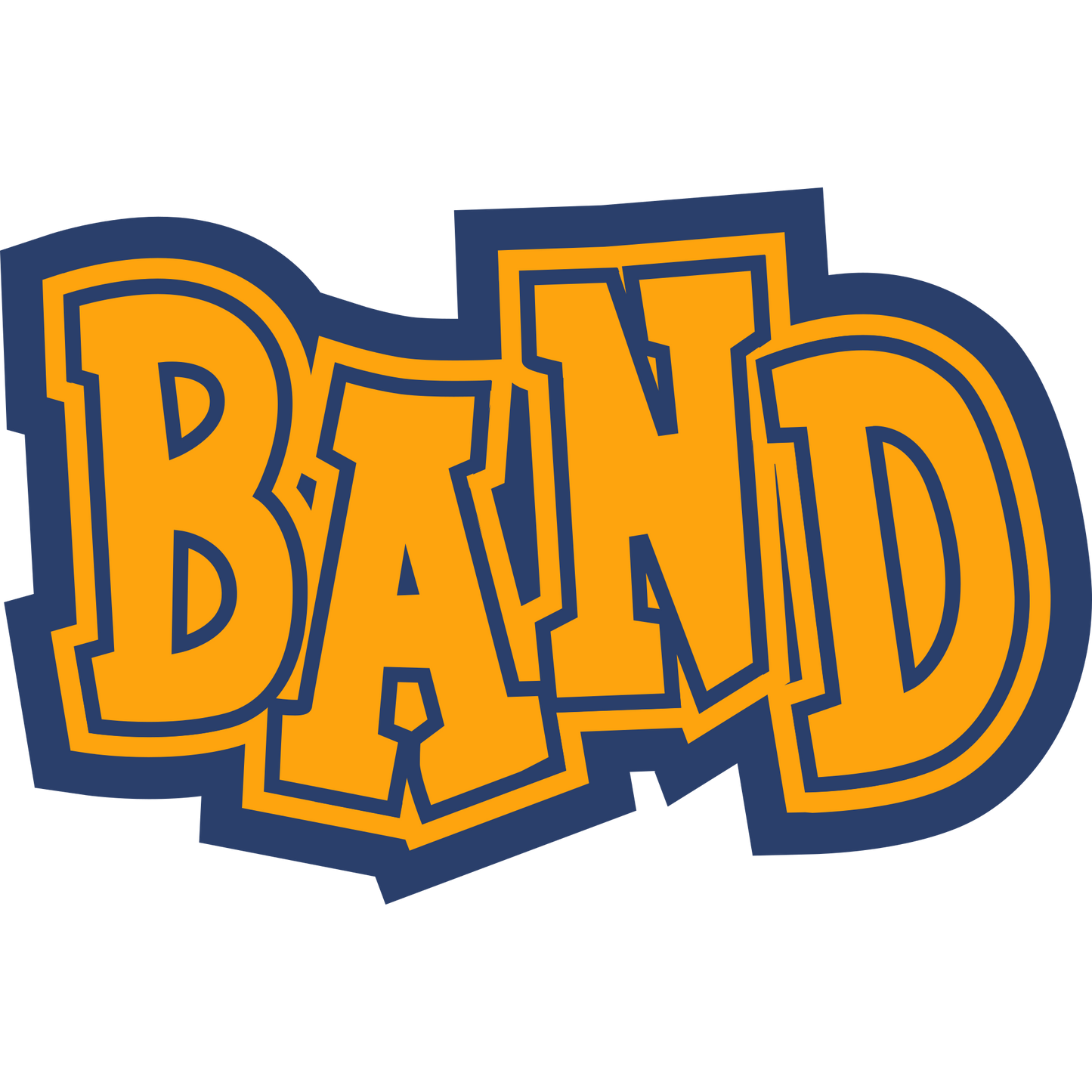 TBAND - Band Text Sleeve Patch