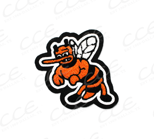 Ferris HS Yellow Jacket Sleeve Mascot