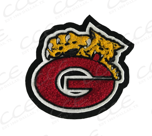 Gainesville HS G w/Leopard Mascot