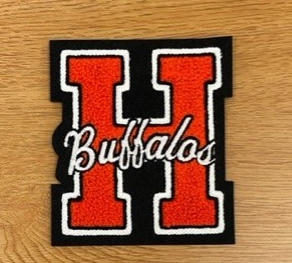 Haltom H w/Buffalos Sleeve Mascot