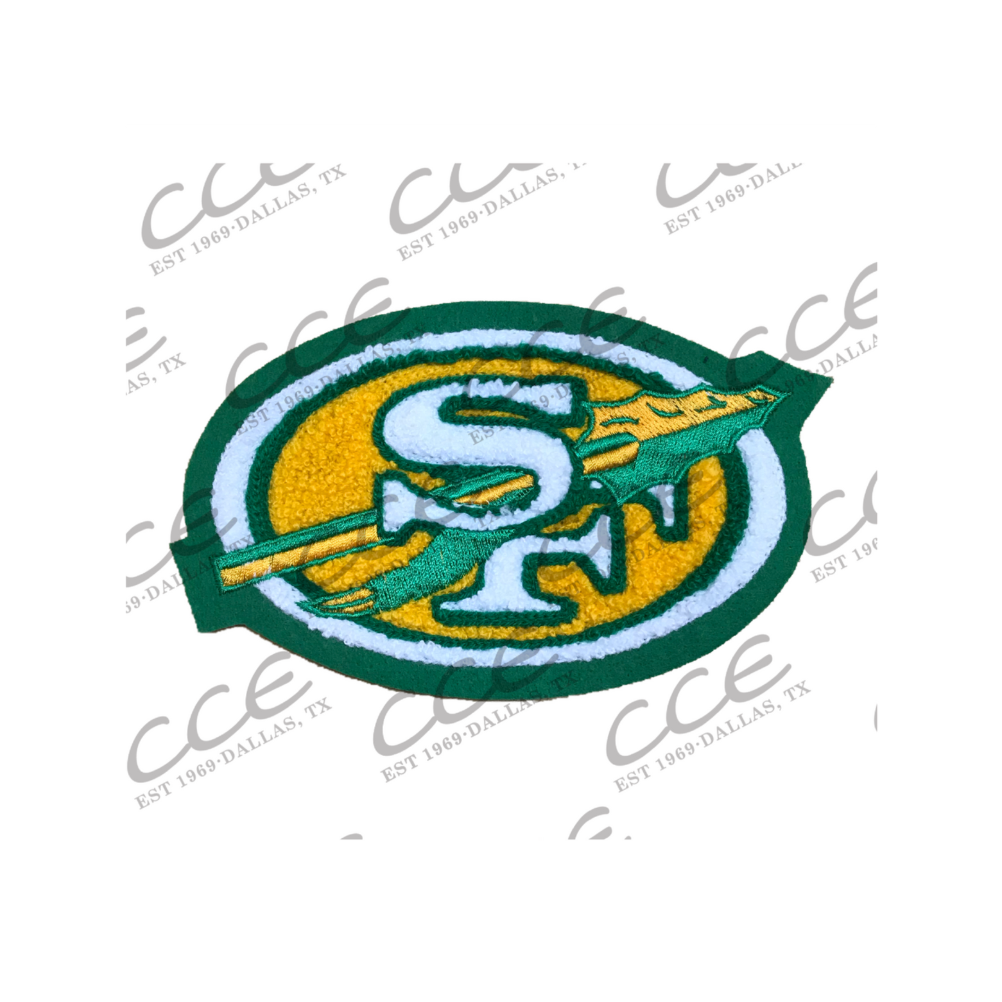 Santa Fe HS Spear Sleeve Mascot