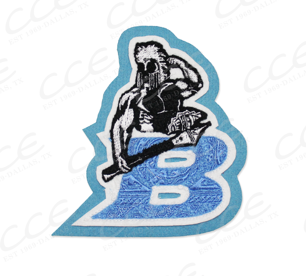 L.D. Bell HS Trojan B Sleeve Mascot